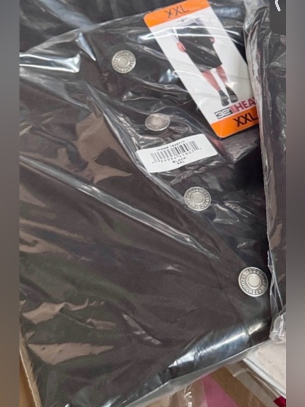 32 Degrees Black Button-Front Pencil Skirt with Patch Pockets - Picture 2 of 3